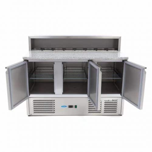 Pizza arbeidsbenk granitt | kjølerenne | B1365xD700xH1100mm | Maxima | MAX0CF | 09400205 | 133520