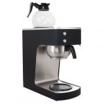 Filterkaffemaskin ECO 2 liter sort inkl. glasskanne | HORECAEU | GHXB0A | GH-FKM-ECO100 | 163007