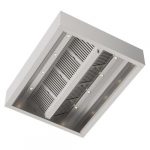 Øy ventilasjonshette | 2x3 labyrintfiltre | B2000xD2000xH500mm | HORECA | 252128