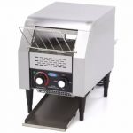 Brødrister, toaster - 150 skiver/t - Justerbar hastighet - inkl. smuldrebrett | B290xD420xH390mm | MAXIMA Nederland | 09300055 | MAXCAB | 251938