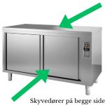 Varmeskap skyvedører på begge sider | 30°C/90°C | B2000xD700xH850mm | GASTROHERO Germany | GHXWDK | GH-WDRS-ECO20X7 | 263151