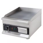 Flatgrill elektrisk | 2,5KW | 230V | B415xD500xH255mm | GASTROHERO GERMANY | GH-GPE410F | GHXWWA | 280145