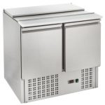 Saladette 2 dører med lokk | B900xD700xH877mm | HORECAEU | GH-SH900 | GHXAAD | 283310