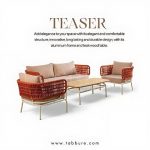 Teaser-sittegruppe i aluminium | TABBURE | 287154