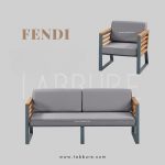 Fendi aluminium sittegruppe | TABBURE | 287201