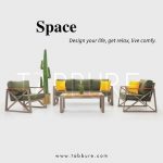 Space Aluminium-sittegruppe | TABBURE | 287223