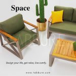 Space Aluminium-sittegruppe | TABBURE | 287223