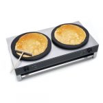 Elektrisk crêpejern - 2 kokeplater Ø 400 mm | B860xD450xH220mm | GASTROHERO Germany | GH-CR240E | GHXWHB | 294232