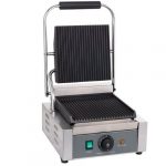 Elektrisk kontaktgrill ECO 1,8 kW, rillet | B307xD310 xH190mm | HORECAEU | GH-EKG-ECO28R | 293650