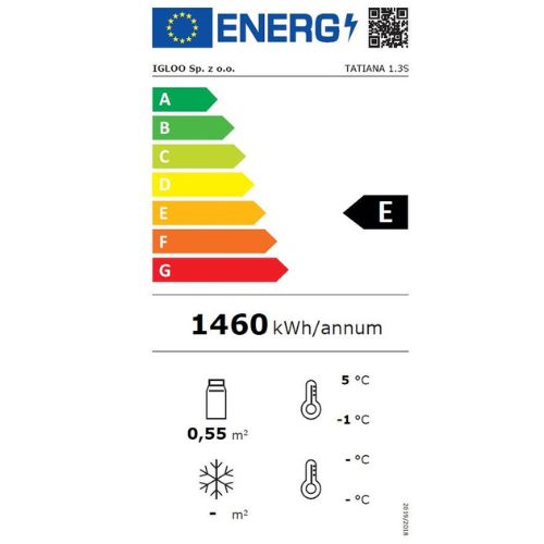Kjøledisk Tatiana TA101S | B1300xD765xH1210mm | IGLOO | GHXWDBA | GH-TA101S_9003 | 297700