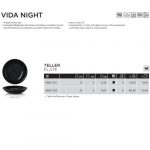 Dyp Tallerken VIDA NIGHT | Ø21cm/ Ø25cm | HORECAEU | 4880321 | 298013