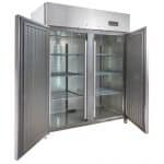 Rustfri dobbel kjøleskap 1350 liter | B1480xD830xH1960mm | GASTRO HERO GERMANY | GH-GNH1410TNM | 314304