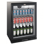 BACKBAR COOLER BLACK 1 DOOR 7527.0030