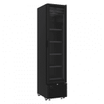 REFRIGERATOR 1 GLASS DOOR BLACK 348L *TRANSPORT ON REQUEST* 7464.021