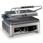 Paninigrill dobbel rillet-rillet | 3kW | B510xD500xH300mm | Combisteel 7491.0020