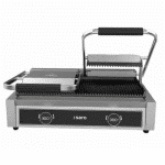 Kontaktgrill digitalt dispålay | rillet-rillet | 3,6KW | B580xD410xH190mm | SARO Germany | SAREKB | 443-2010 | 316320