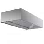 Ventilasjonshette veggmontert | BOKS MODELL | B1000xD950xH400mm | Combisteel 7333.0630