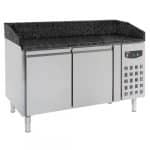 Pizzabenk svart granitt | 390 liter | B1510xD800xH1000mm | Combisteel 7950.0050