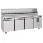 Pizzabenk med kjølerenne | 13x 1/3GN | 720 liter | B2370xD850xH1360mm | Combisteel COXHKKD | 7489.5305