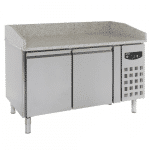 Pizzabenk med 2 dører | 390 liter | B1510xD800xH1000mm | Combisteel 7950.0040