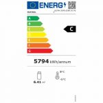 Kjølereol 2.5 | Svart | -1/+5 °C | 4 glassdører | B2560xD880xH2040mm | CombiSteel 7350.0075 | COXKAEF | 321902