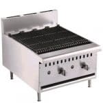 Gassgrill lavastein | 18kW | B615xD800xH590mm | Combisteel 7455.0900