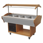 Kjølt buffet saladbar GN 4/1| B1550xD900xH850mm | Combisteel 7077.0010