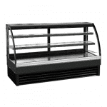 Kjølemonter buet front glass | 400 liter | B2000xD680xH1200mm | Combisteel 7450.0815