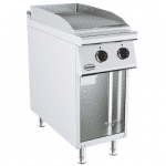 Rillet flatgrill med underbenk | 900 serie | 400V-6kW | B400xD900xH900mm | Combisteel 7178.3170