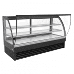 Kjølemonter buet front glass | 400 liter | B2000xD680xH1200mm | Combisteel 7450.0815