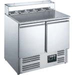 Pizzabord med granitt glasstopp | B900xD700xH861/1086mm | SARO Germany | SARWDE | 465-1060